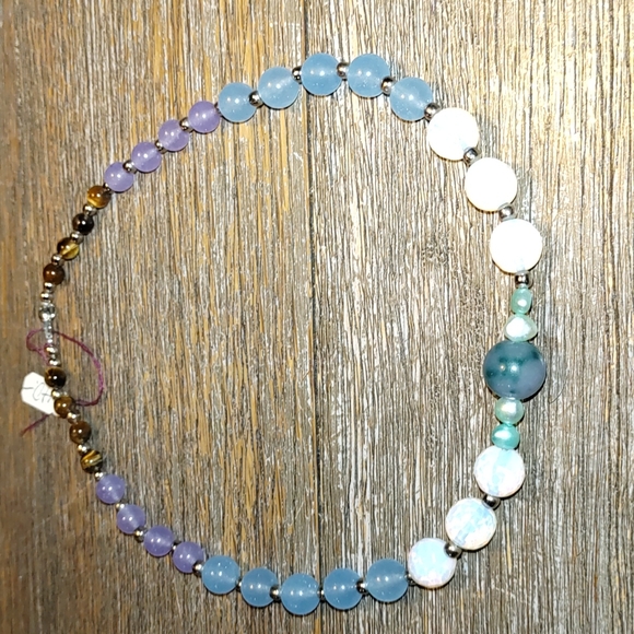 New Multi Gemstone Necklace - Picture 1 of 8